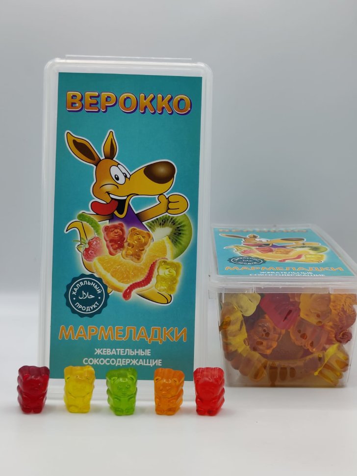  Жевательный мармелад Мишки фруктовые, 250г   в Камышине