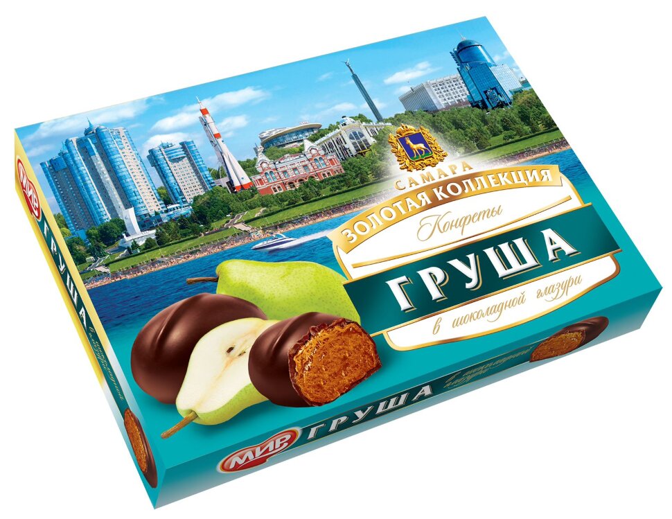  КФ МИР Груша в шоколадной глазури 160г  в Камышине