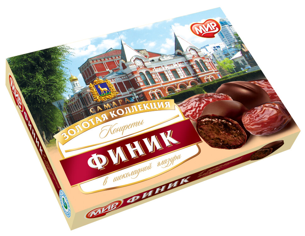  КФ МИР Финики в шоколадной глазури 160г  в Камышине