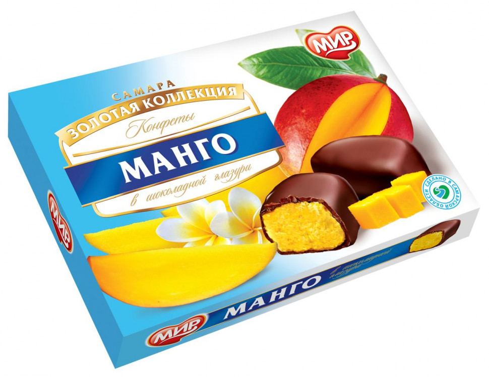  КФ МИР Манго-Кокос в шоколадной глазури 160г  в Камышине