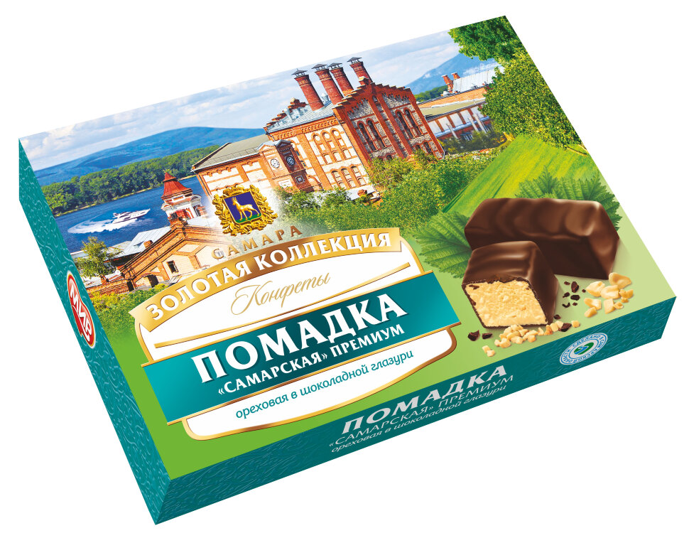  КФ МИР Помадка ОРЕХОВАЯ в ШОКОЛАДНОЙ ГЛАЗУРИ 145г  в Камышине